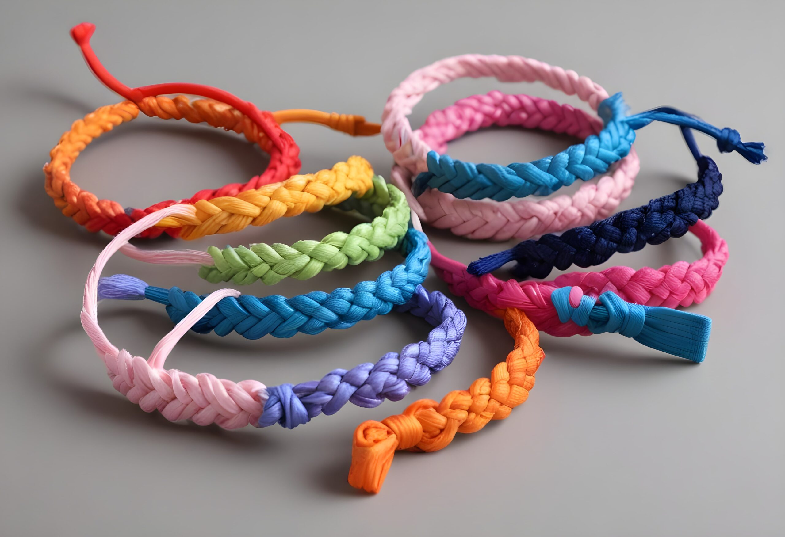 Colourful mosquito repellent bands