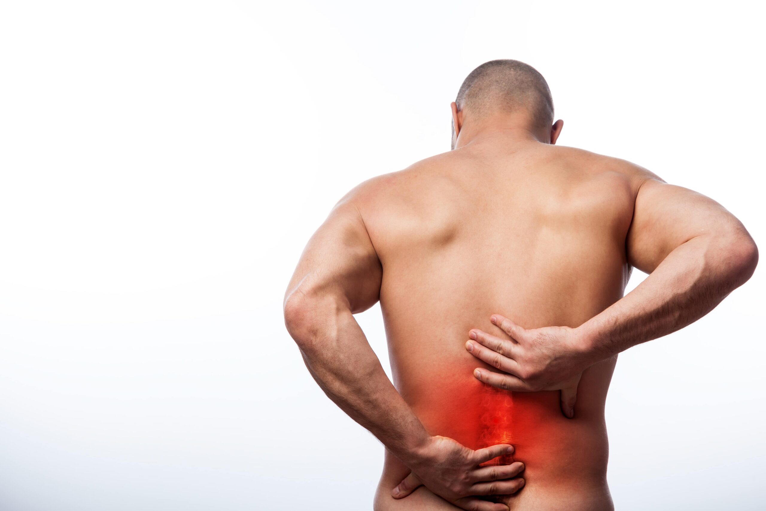 man needs natural oil for muscle pain